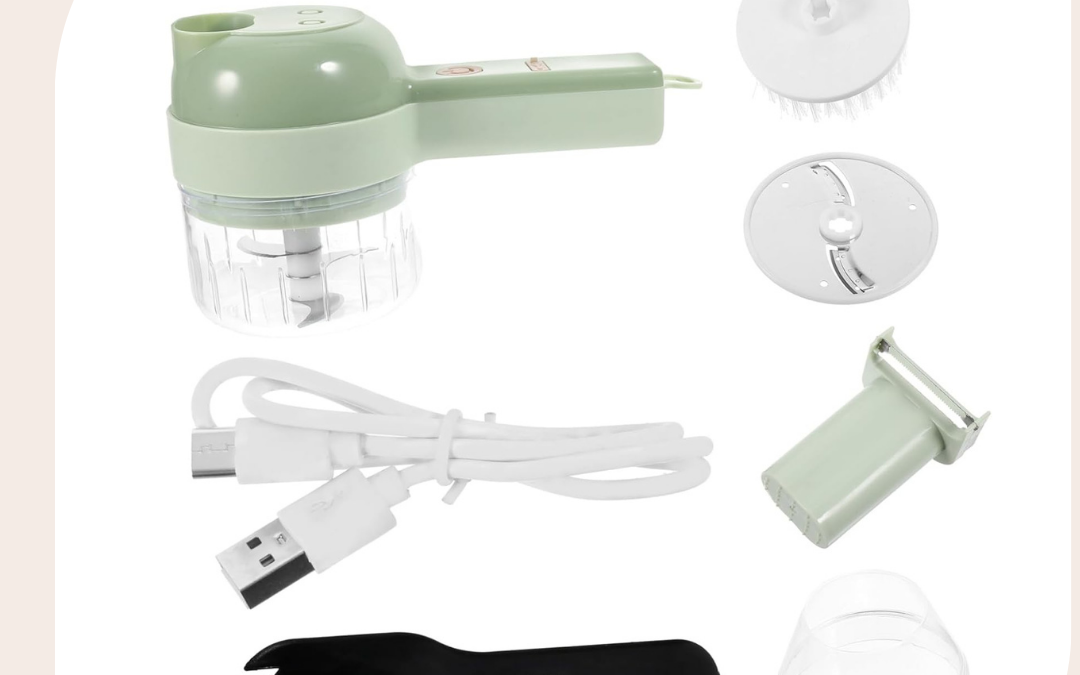 Electric Vegetable Slicer & Garlic Mincer