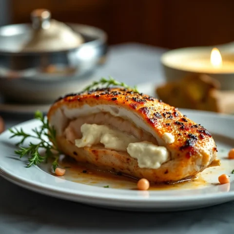 Cream Cheese Stuffed Chicken Breast