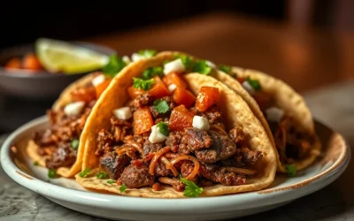 Sopes de Carne Asada