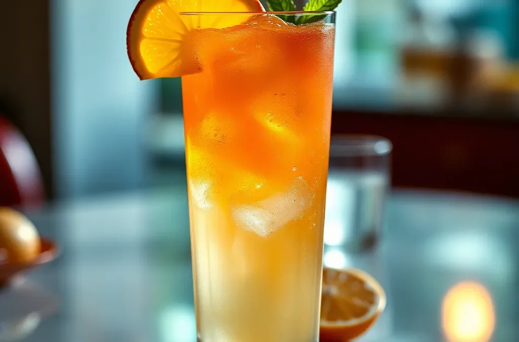 Sweet Citrus Vodka Fizz