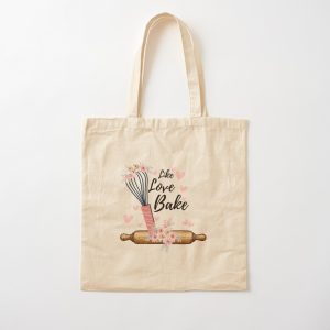 Floral Baking Love Art Tote Bag
